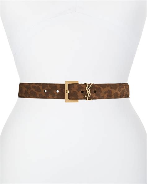 used ysl belt|saint laurent monogram suede belt.